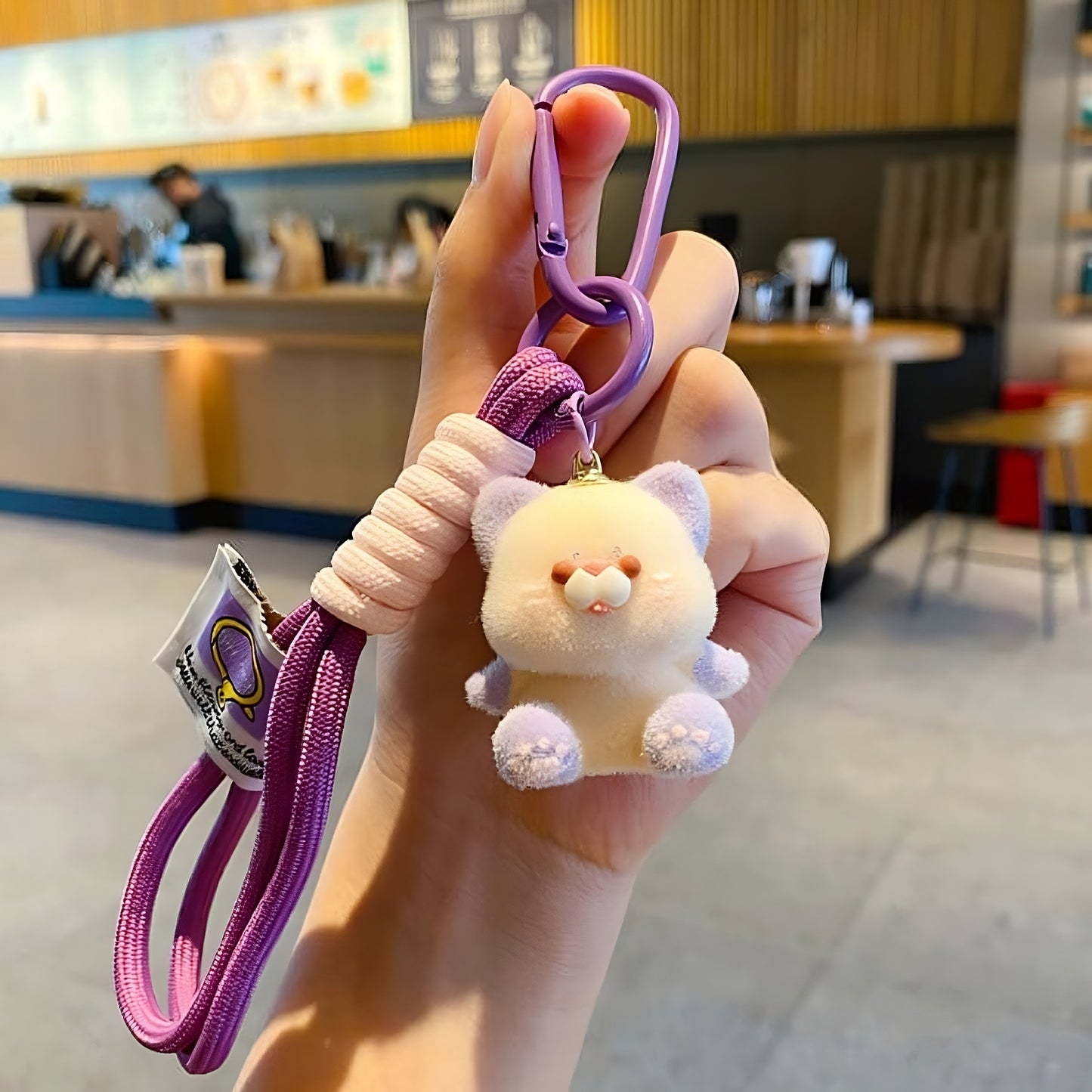 Adorable Cartoon Panda Plush Keychain and Bag Pendant