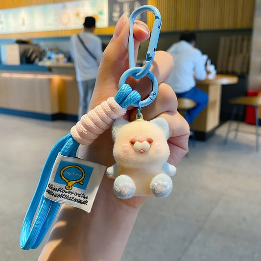 Adorable Cartoon Panda Plush Keychain and Bag Pendant
