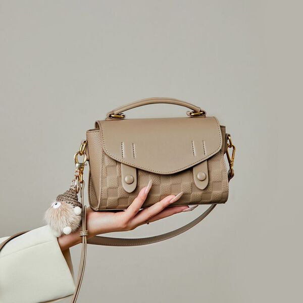 Light Premium Crossbody & Shoulder Bag with Cute Keychain Charm