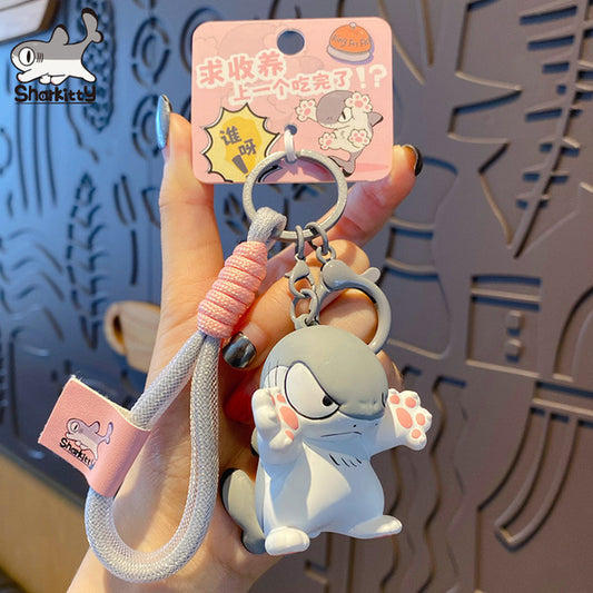 Shark Cat Keychain and Bag Pendant