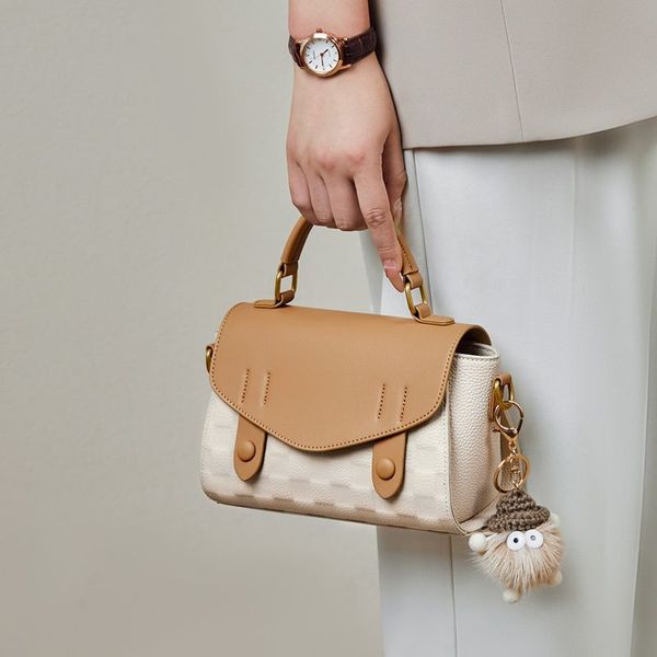 Light Premium Crossbody & Shoulder Bag with Cute Keychain Charm