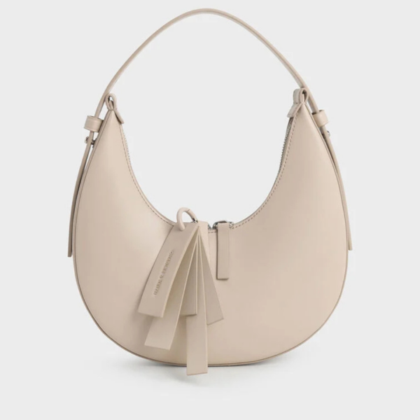 Carey Crescent Hobo Bag - Oat