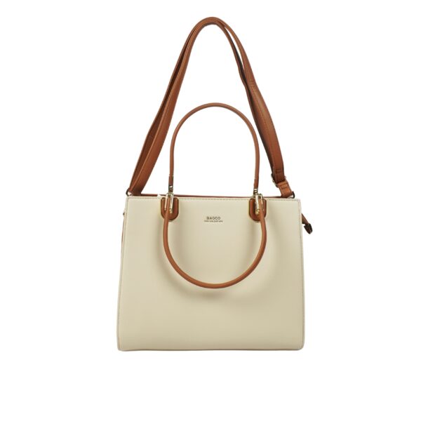 Elegant Two-Tone Handbag – Timeless Style & Versatility - Image 2