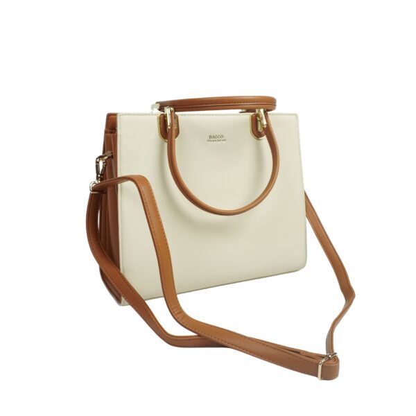 Elegant Two-Tone Handbag – Timeless Style & Versatility