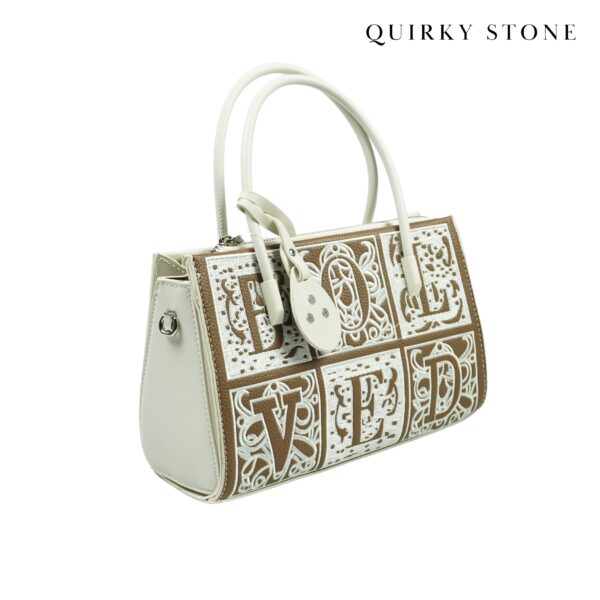 Loved Embossed Handbag – A Statement of Elegance & Charm - Image 2